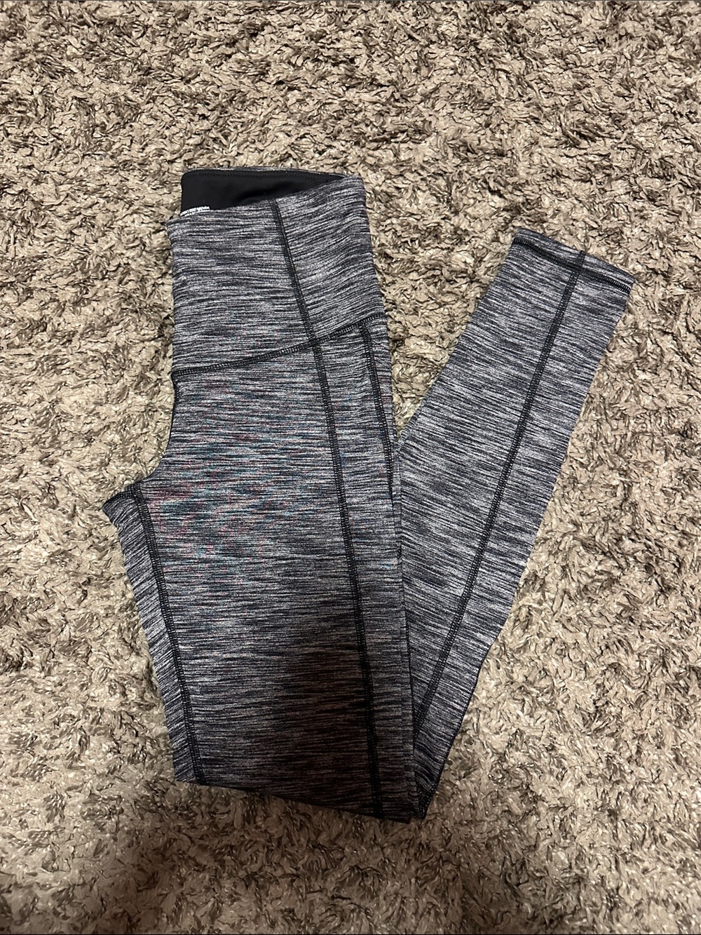 Victoria’s Secret Gray Space-Dye Active Leggings